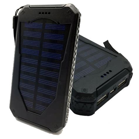 solar powered dual usb power bank  gifts