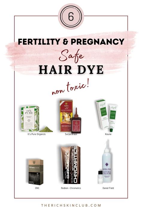 6 Best Pregnancy Safe Hair Dye Brands The Rich Skin Club
