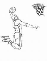 Dunk Nba Coloring Slam Player Pages Drawing Color Jordan Michael Basketball Players Drawings Sheets Print Kids Getdrawings Durant Kevin Search sketch template