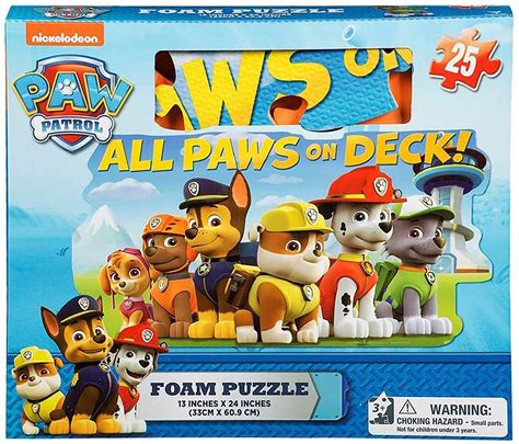 paw patrol  piece foam jigsaw puzzle ebay