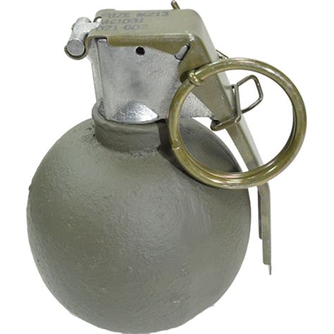 M67 Baseball Hand Grenade Polished With Spring Kit Dummy