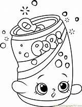 Coloring Pages Soda Shopkins Pops Popular sketch template