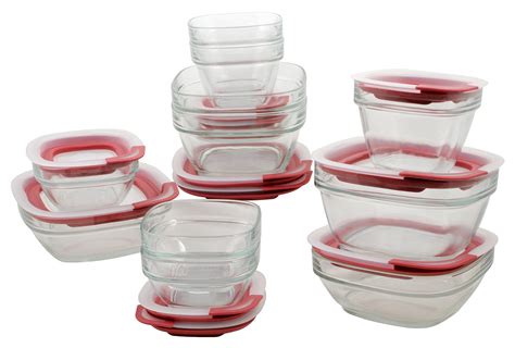 Rubbermaid Easy Find Lid Glass Food Storage Container 22 Piece Set
