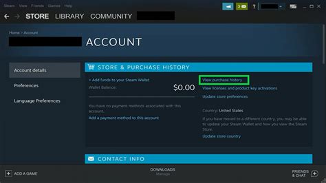 check  steam purchase history