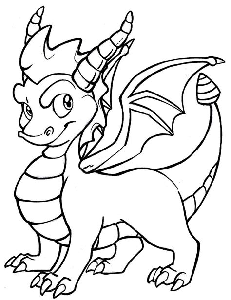printable dragon coloring pages  kids  printable dragon