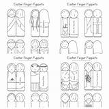 Easter Stations Bible Puppets sketch template