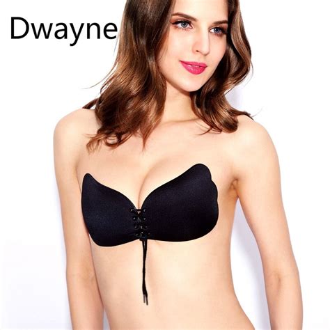 sexy women strapless bras backless seamless invisible bra self adhesive