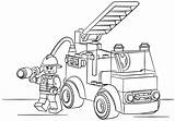 Grue Camion Chantier Frais Fireman Coloring4free Bestof Supercoloring Firefighter sketch template