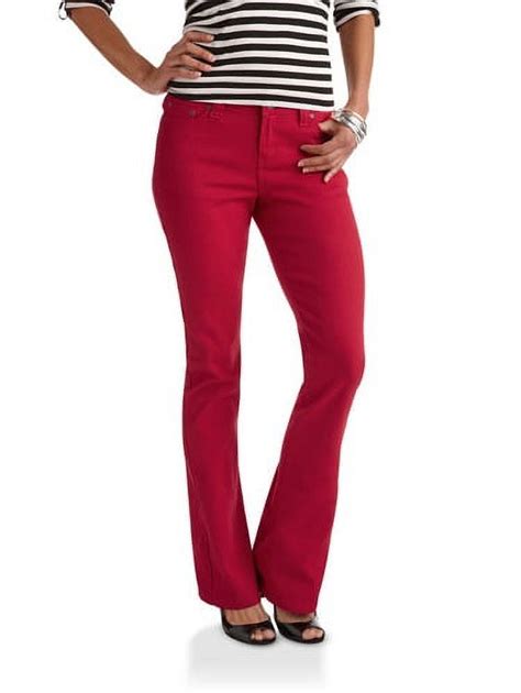 Red Rivet Womens Colored Bootcut Jeans