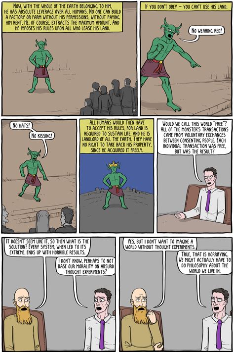 a dialogue on freedom existential comics