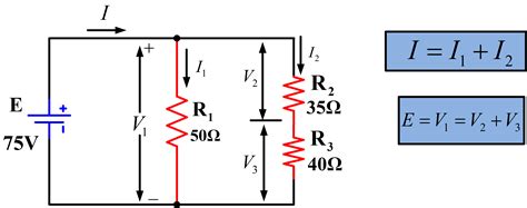 figure  currents  voltages  series parallel circuit electrical