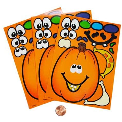 pumpkin sticker sets fall festival prize