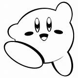 Kirby Coloring Pages Cute Getdrawings Printable Getcolorings Clipartmag Puff Decal Sticker sketch template