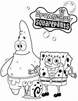Coloring Spongebob Pages Characters Squarepants Printable Patrick Popular sketch template