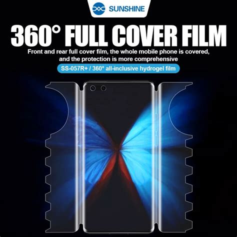 sunshine ss 057r butterfly hydrogel film full cover front back screen