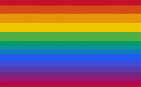 lgbt pride flag as a gradient 4 bit color bitmap vexillology