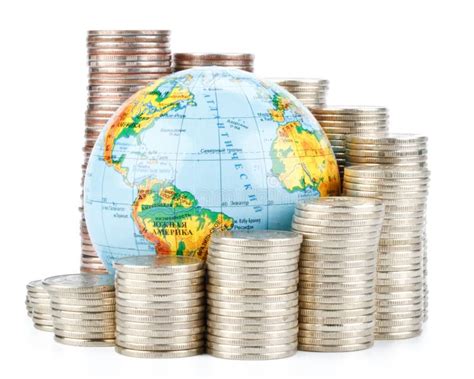 global business concept stock image image  chart planet