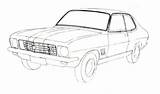 Holden Commodore sketch template