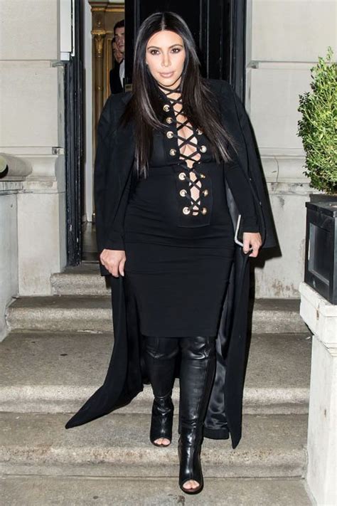 kim kardashian is keeping up with sheer maternity looks