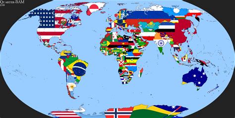 world   flag map  djjablonsky  deviantart
