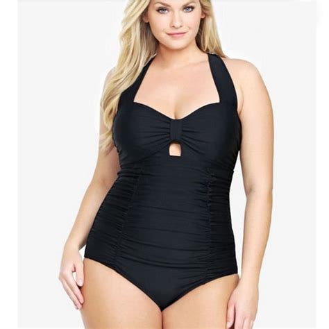2017 Sexy Beach Halter Swim Wear Women Large Plus Size