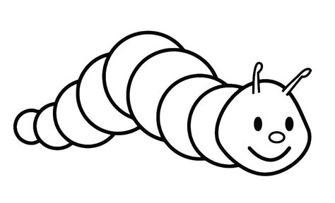caterpillar coloring pages    print