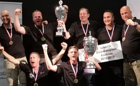 divisiekampioenen  eredivisie bekend nederlandse darts bond