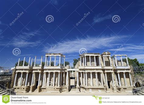 roman theater stock image image  europe cityscape