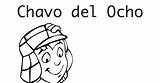 Chavo Chaves Chilindrina Colorir Barril sketch template