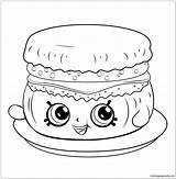 Shopkins Coloring Pages Snow Shopkin Season Crush Muffin Barbie Breakfast Online Color Coloringpagesonly sketch template