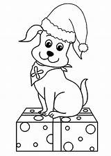 Coloring Christmas Pages Puppy Cute Puppies Super Printable Sad Print Sheets Color Baby Pup Kids Getcolorings Animal Getdrawings Book Colorings sketch template