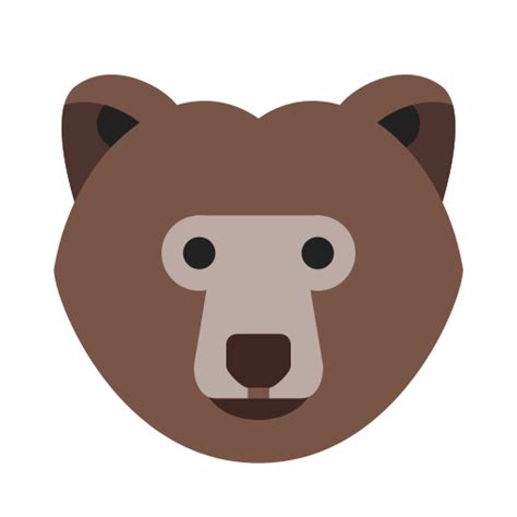 bear vector icons    svg png format