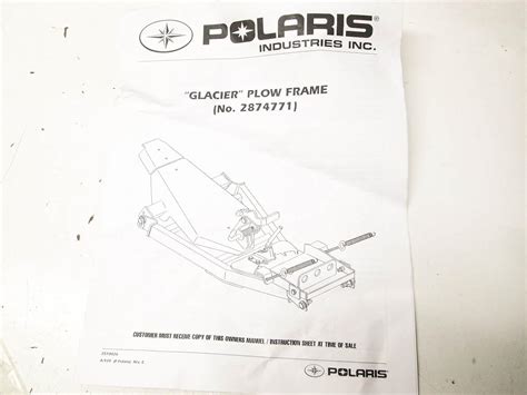 polaris glacier plow parts diagram diagram resource gallery