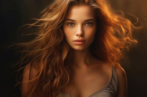 Premium Photo An Authentic Portrait Of A Naturally Beautiful Young Woman