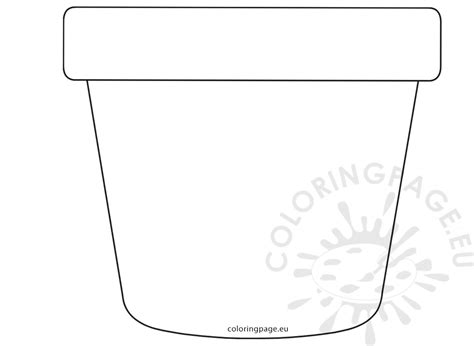 small flower pot printable template printable templates