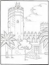 Alhambra sketch template