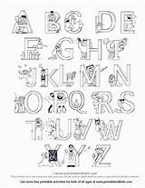 Alphabet Coloring Printable Pages Calvin Hobbes Abc Print Precious Moments Whole Popular Coloringhome High Library Clipart sketch template