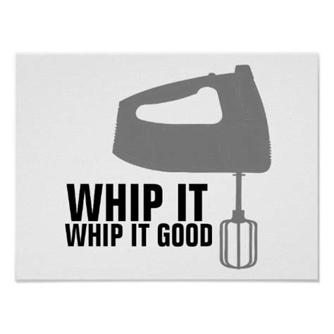 funny kitchen sign poster whip it good poster zazzle