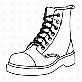 Boots Coloring Pages Timberland Coloringbay sketch template