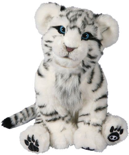 wowwee alive white tiger cub plush robotic toy  whiteblack  ebay
