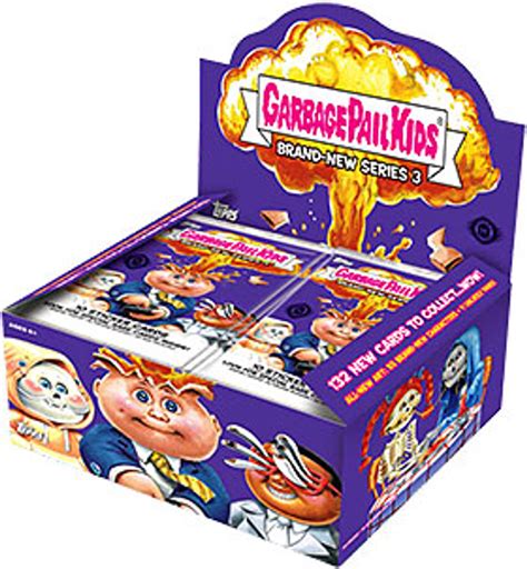 garbage pail kids topps  brand  series  trading card hobby box