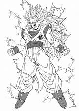 Goku Dragon Ball Manga Dbz Gt Super Saiyan Coloring Pages Drawing Coloriage Sangoku Para Sayen Colorir Artwork Sketch Drawings sketch template