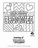 Scout Coloring Girl Pages Brownie Printable Brownies Scouts Color Getcolorings Cadette Popular Template sketch template