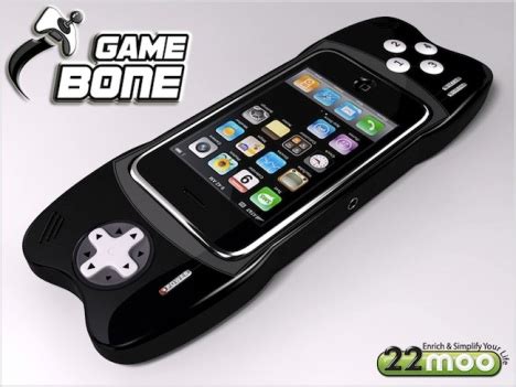 gamebone iphone gamepad accessory ubergizmo