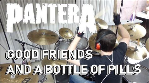 pantera good friends and a bottle of pills drum cover mbdrums
