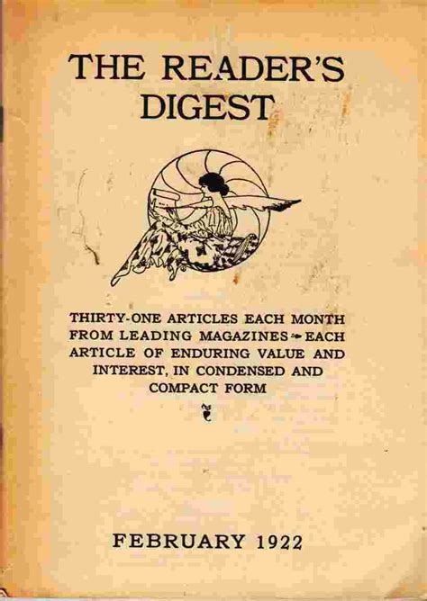 reader s digest first issue hankering for history