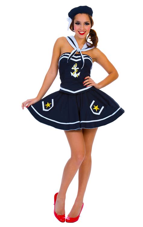 sexy blue sailor costume uk