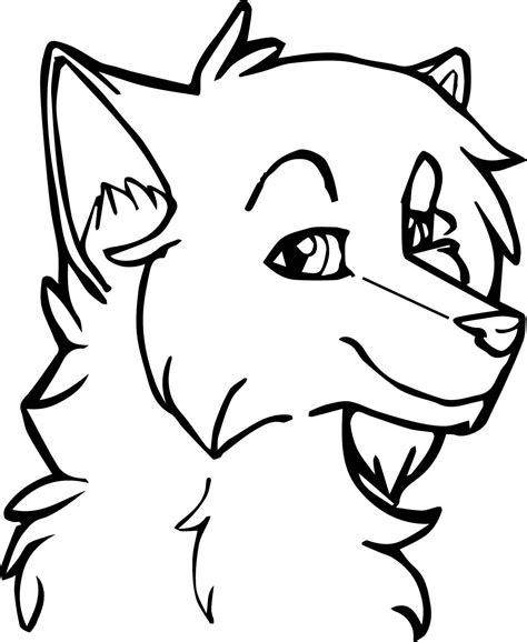 wolf face coloring pages  getdrawings