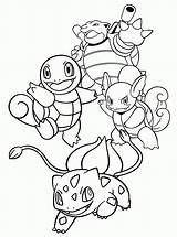 Squirtle Coloring Pages Pokemon Bulbasaur Charmander Sheets Printable Kleurplaat Colouring Pikachu Cute Choose Board Charizard sketch template