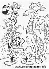Coloring Efd3 Giraffe Disney Mickey Pages Printable sketch template